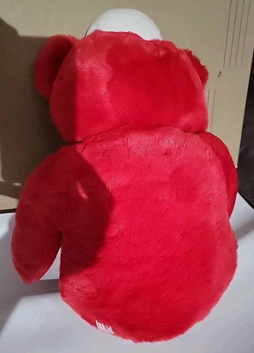 Vintage "Big Red" Soda Brand Plush 22" Teddy Bear Russ Berrie & Co  5