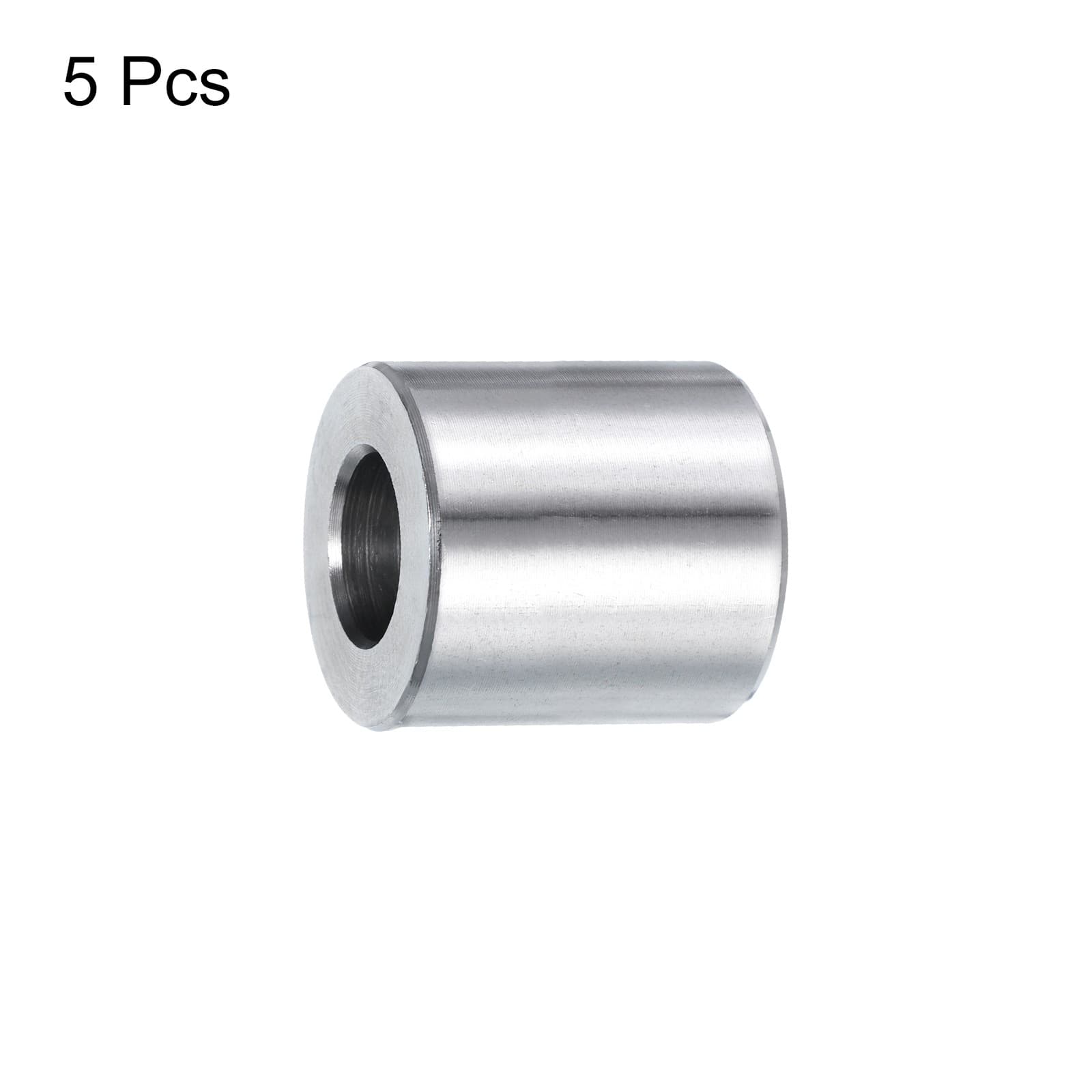 5pcs Stainless Steel Spacer 3/8" Bore x 3/4" OD x 3/4" Length Screw Standoff 4