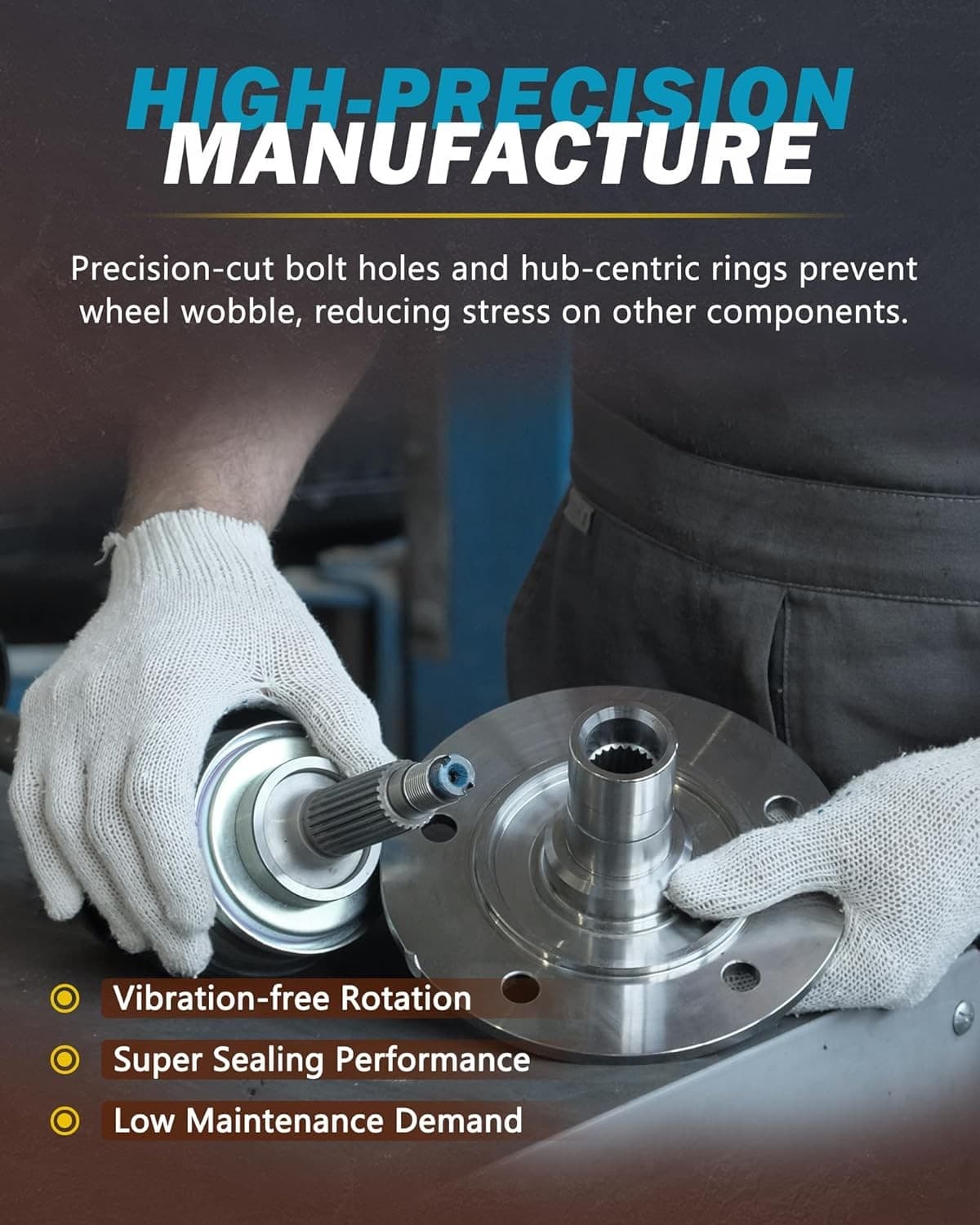 Front Wheel Bearing Hub Assembly for 2011 - 2014 Chrysler200  Sebring Cirrus 3