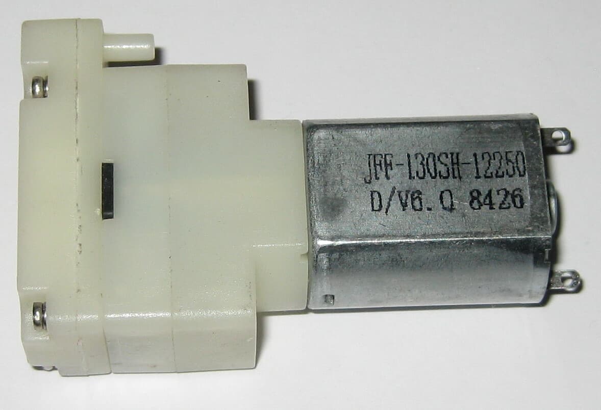 Mini Air Pump - 6V DC - 18 PSI Pressure - 8 PSI Vacuum - 0.5 L/min Flow - 700 mA 2