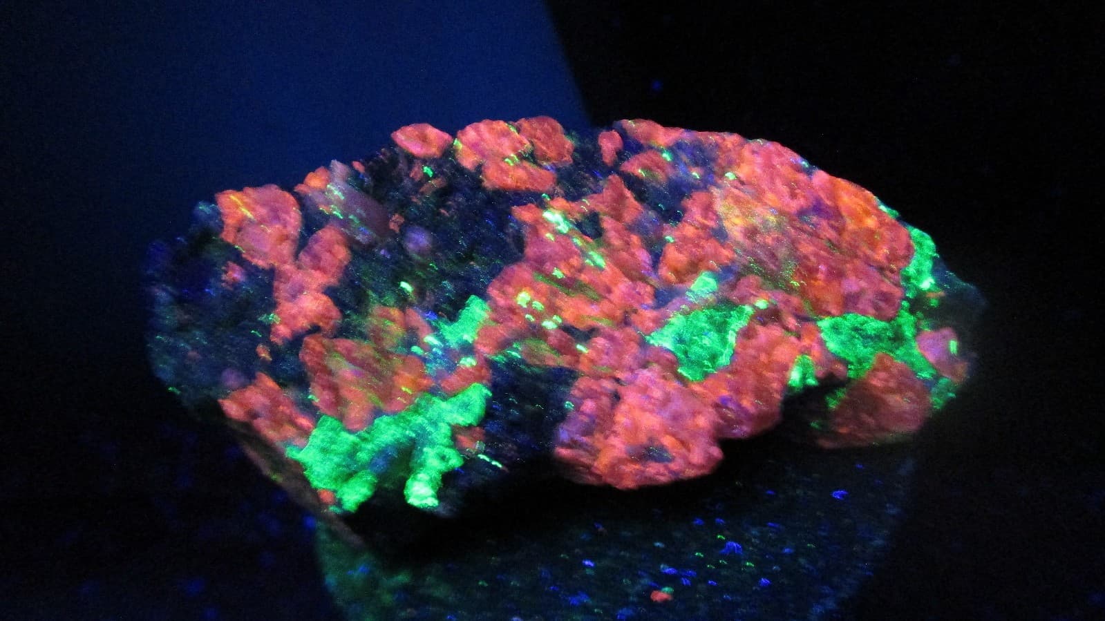 Last Incredible Cardone/Hauck Fluorescent Sphalerite Sterling Hill history S62 2