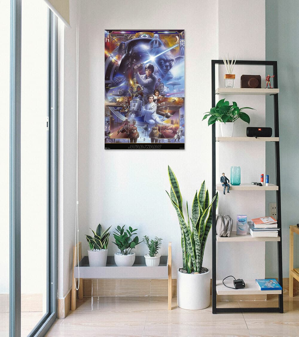 Star Wars Episode IV & V & VI- Movie Poster (20Th AnnIVerary Poster) 3