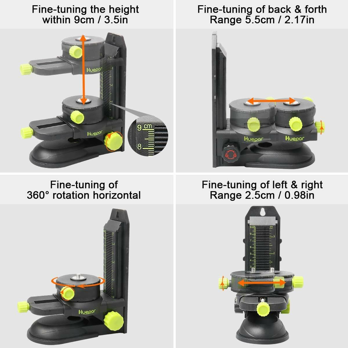 Fine-tuning Bracket Laser Level Adapter Multifunctional Magnetic Pivoting Base 3