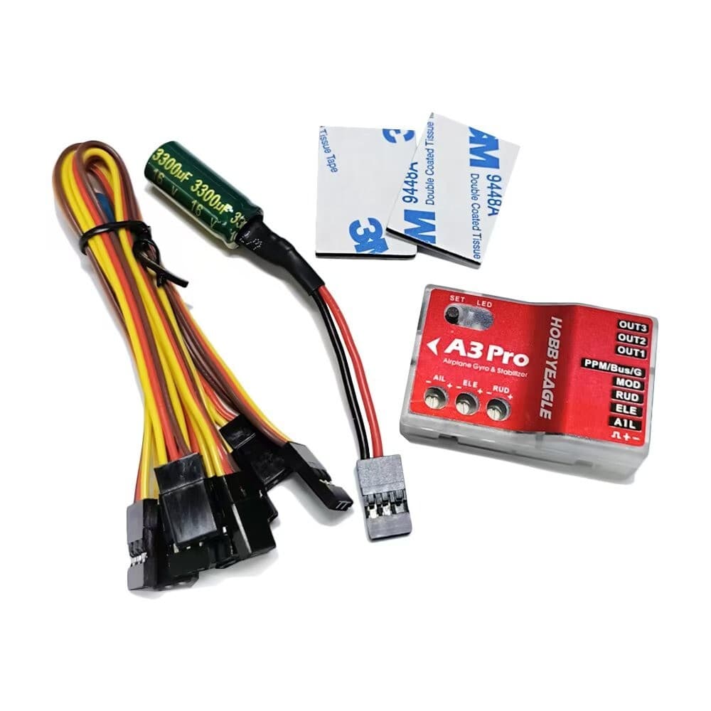 HobbyEagle A3 Pro 6-Axis Gyro Stabilizer Flight Controller Gyroscope Airplane 2