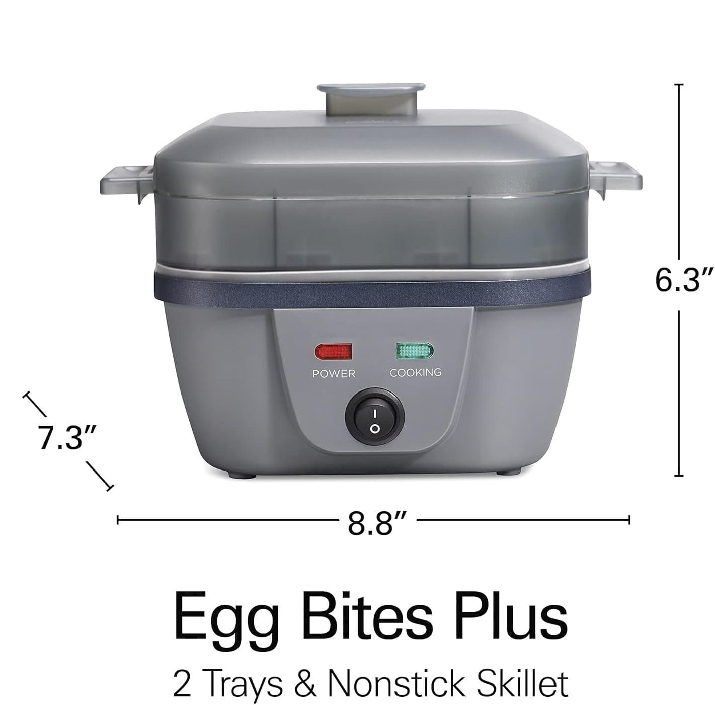 Sartén antiadherente de 5,25" para tortillas, revueltos y freír, gris, NUEVO US 3
