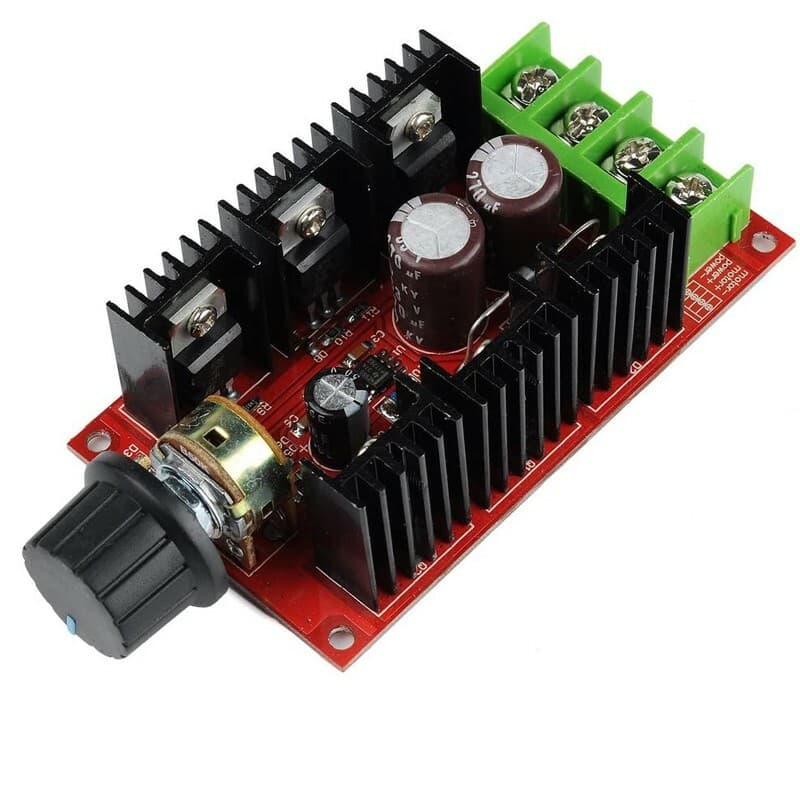 DC 10-50V 40A PWM DC Brush Motor Speed Controller HHO RC 12V 24V 48V 2000W MAX