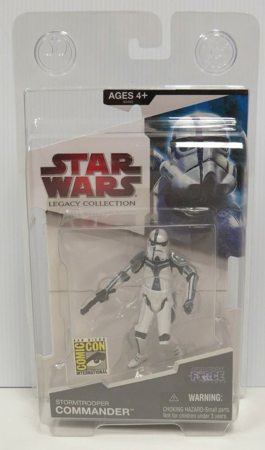 STAR WARS STORMTROOPER COMMANDER SDCC EXCLUSIVE ACTION FIGURE SEALED CLAMSHELL 3