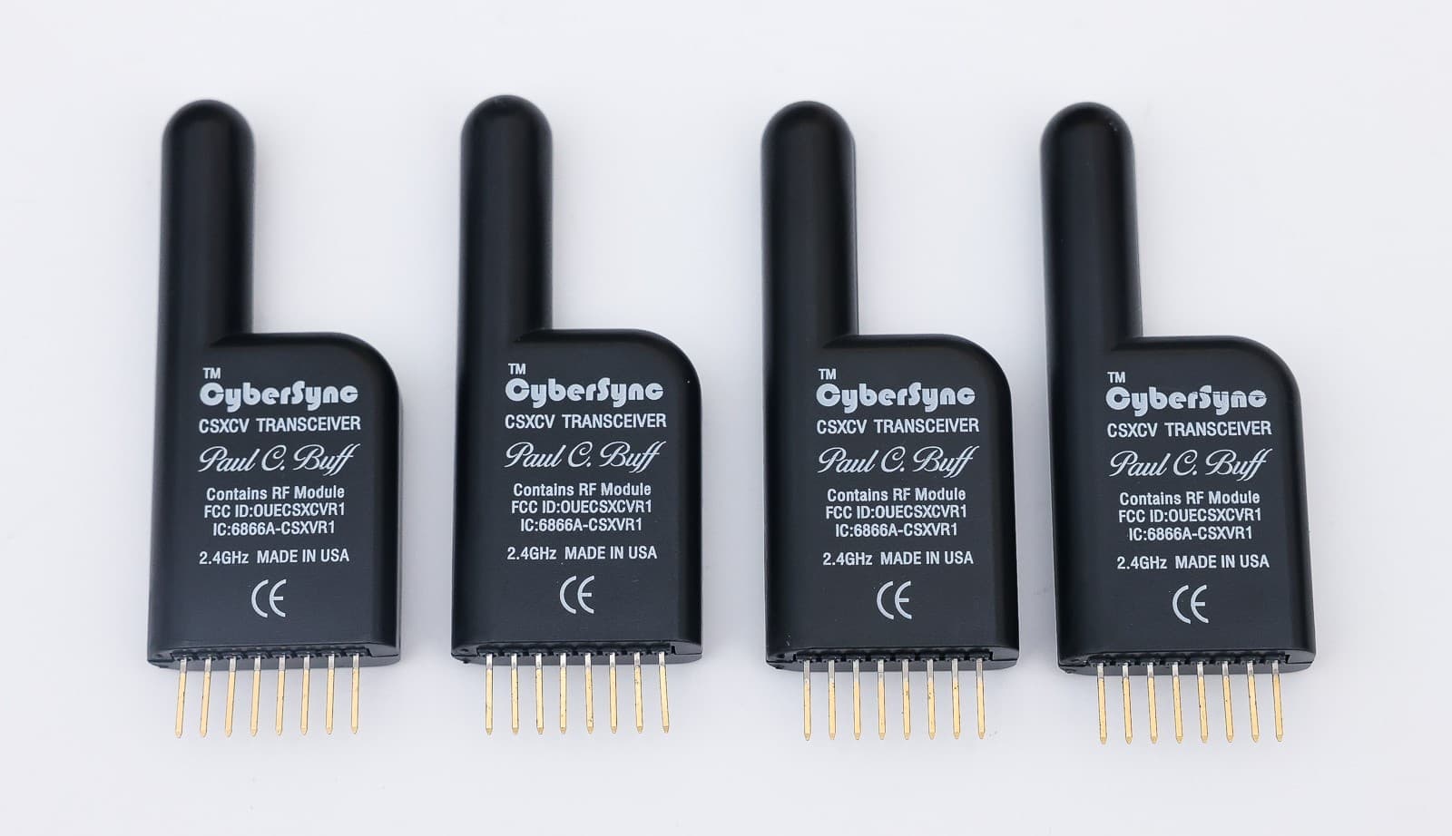 Used Paul C. Buff Cyber Commander Four 2.4GHz CSXCV CyberSync Receivers Einstein 6