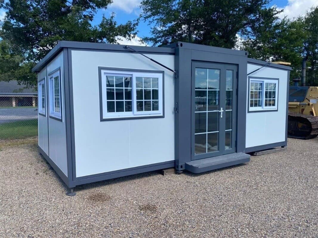 13X20ft Mobile Expandable Prefab House Prefabricated Tiny Home w/Bathroom Shower 5