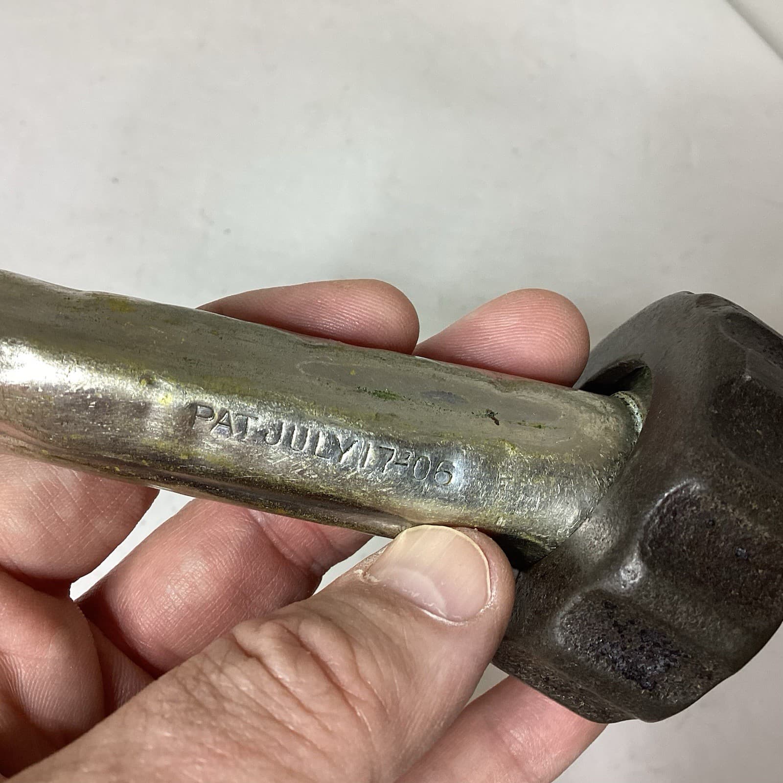 ENTERPRISE 6-8 quart SAUSAGE STUFFER TUBE & NUT Vintage 4