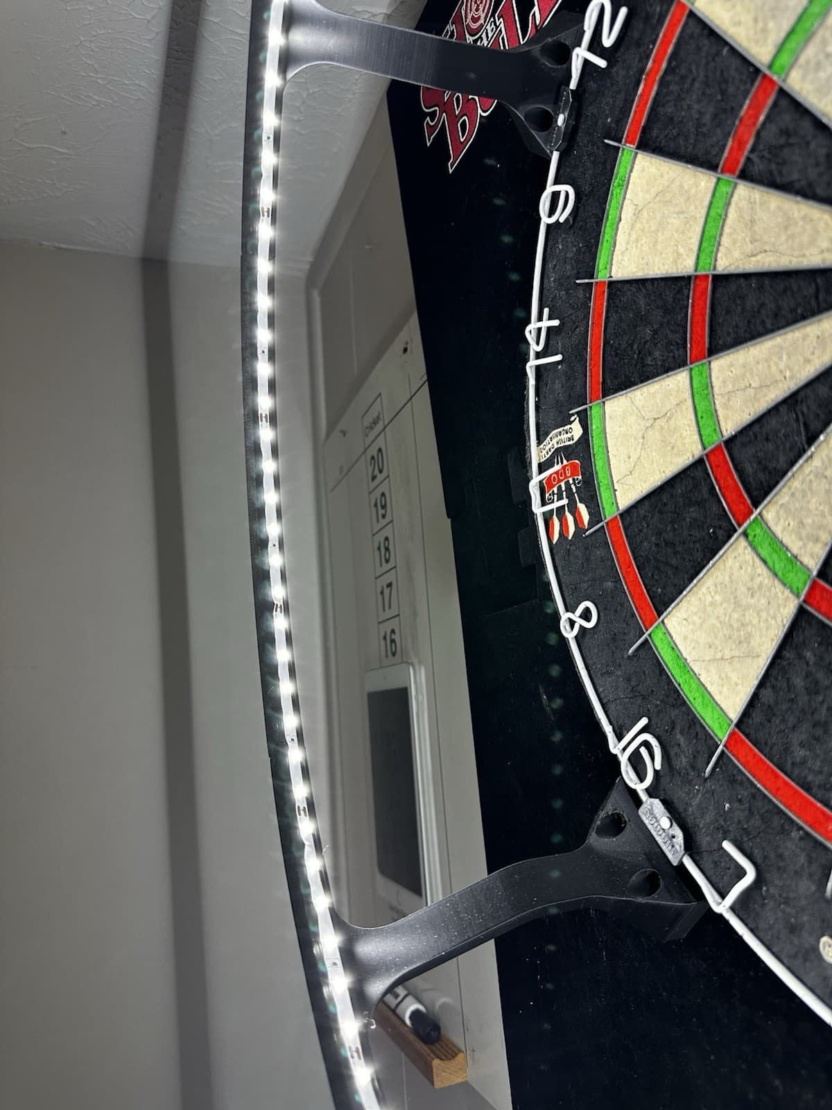 LED Dartboard Light Ring Fits Standard Dartboards– Game Room Accessory 2