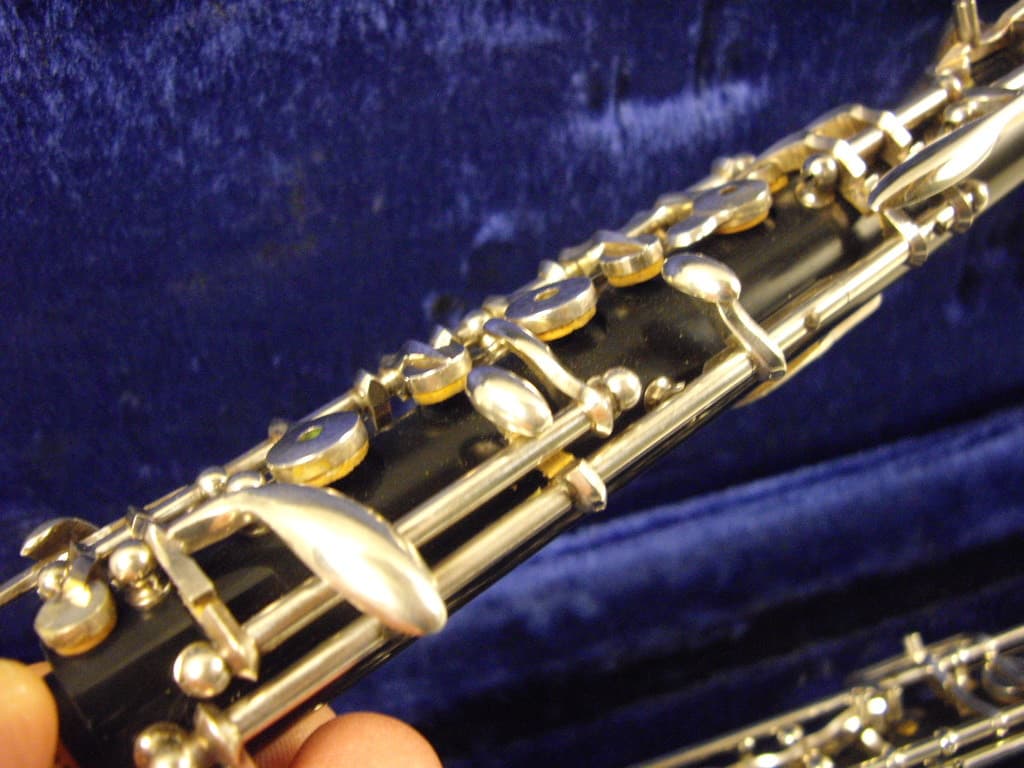 FOX RENARD MODEL 333 PROTEGE MODIFIED CONSERVATORY RESIN OBOE LOW Bb KEY NICE 3