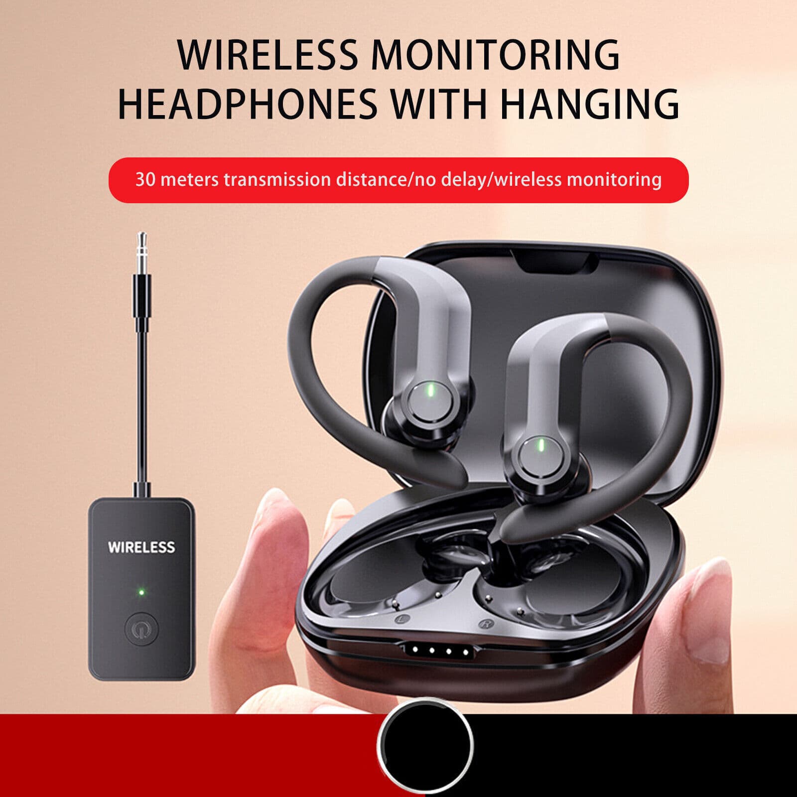Wireless Monitor System Stage Monitoring Stereo HIFI In Ear 2.4G Earphones 2