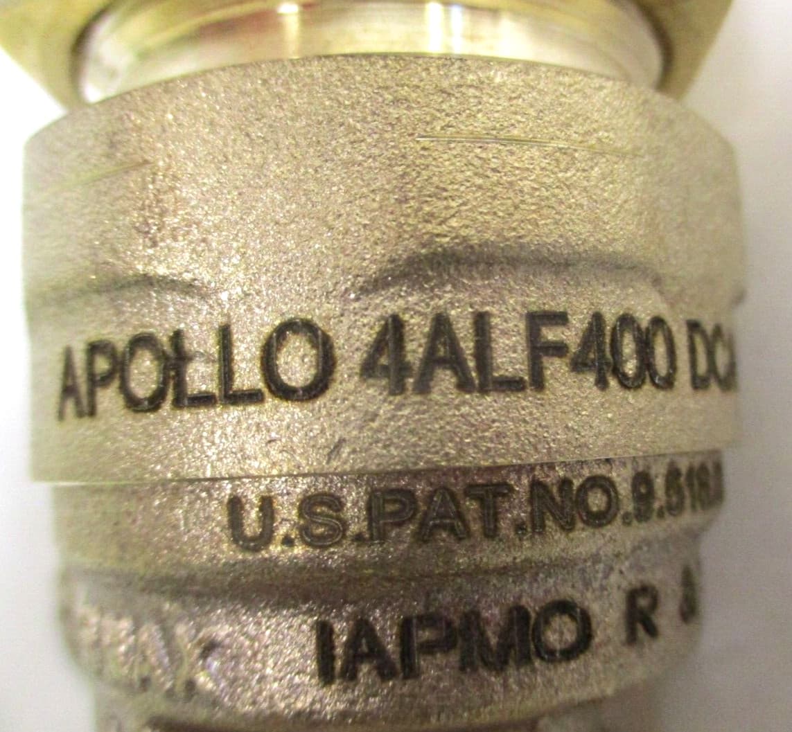 APOLLO , DCAPLF4AFF34 , 3/4" FNPT BACKFLOW PREVENTER, CONTINUOUS PRESS., SURPLUS 5