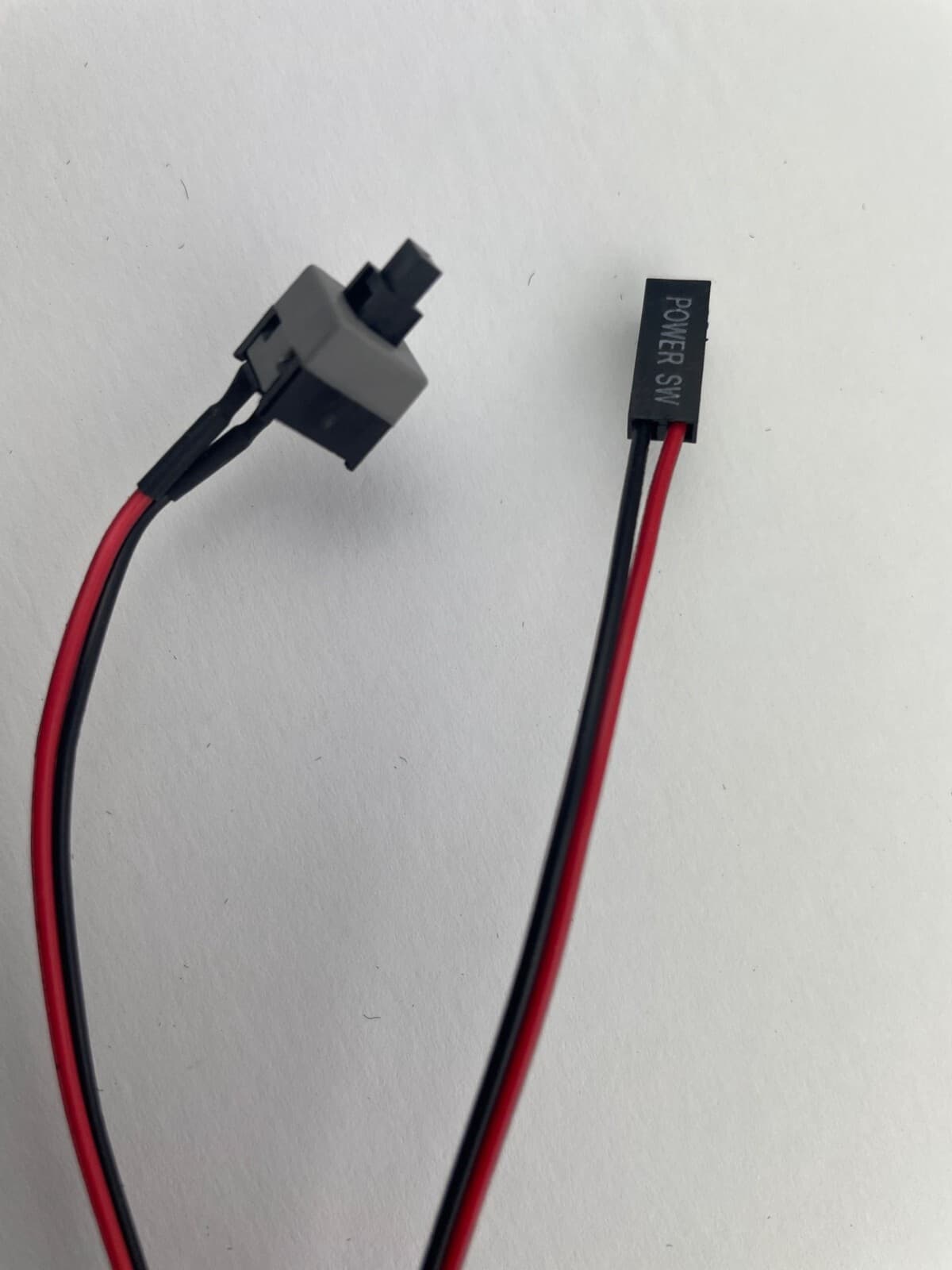 1Pc 20" Inch PC Case Motherboard ATX Power Switch Reset Button Cable / Wire 4