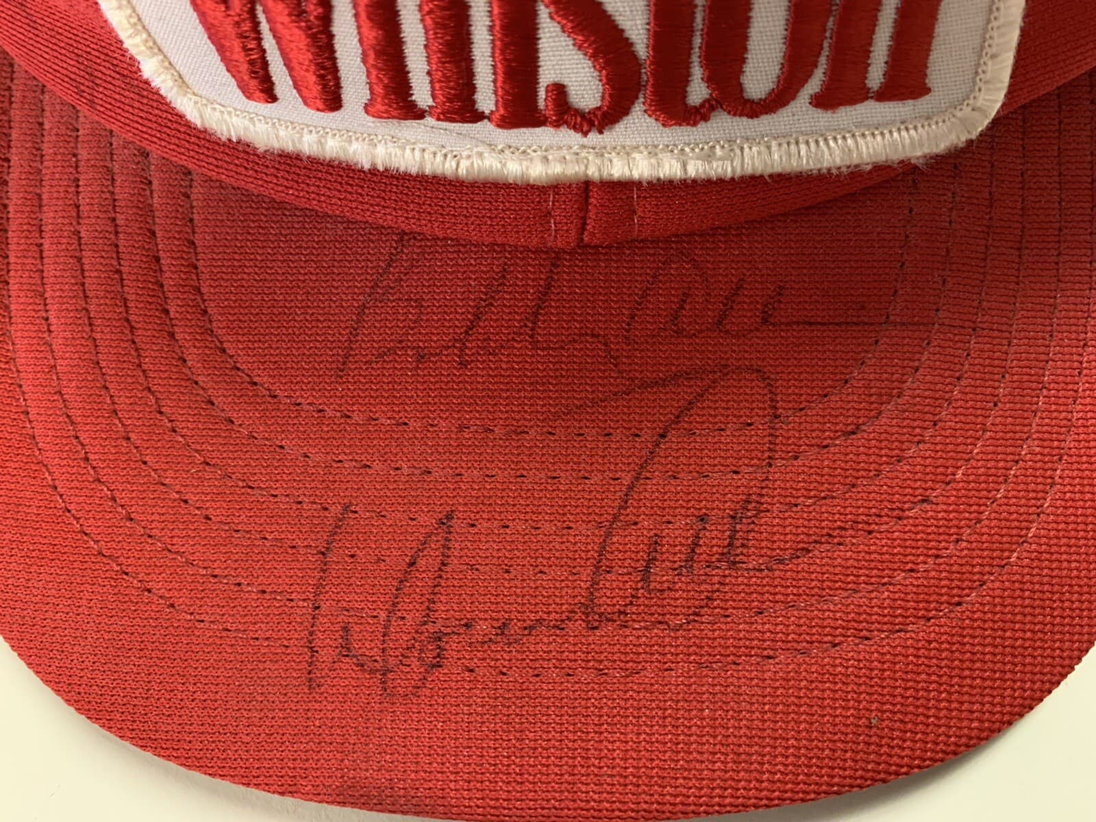 Nascar Hat Multiple Signatures / Autographs Greenville-Pickens Speedway WINSTON 3