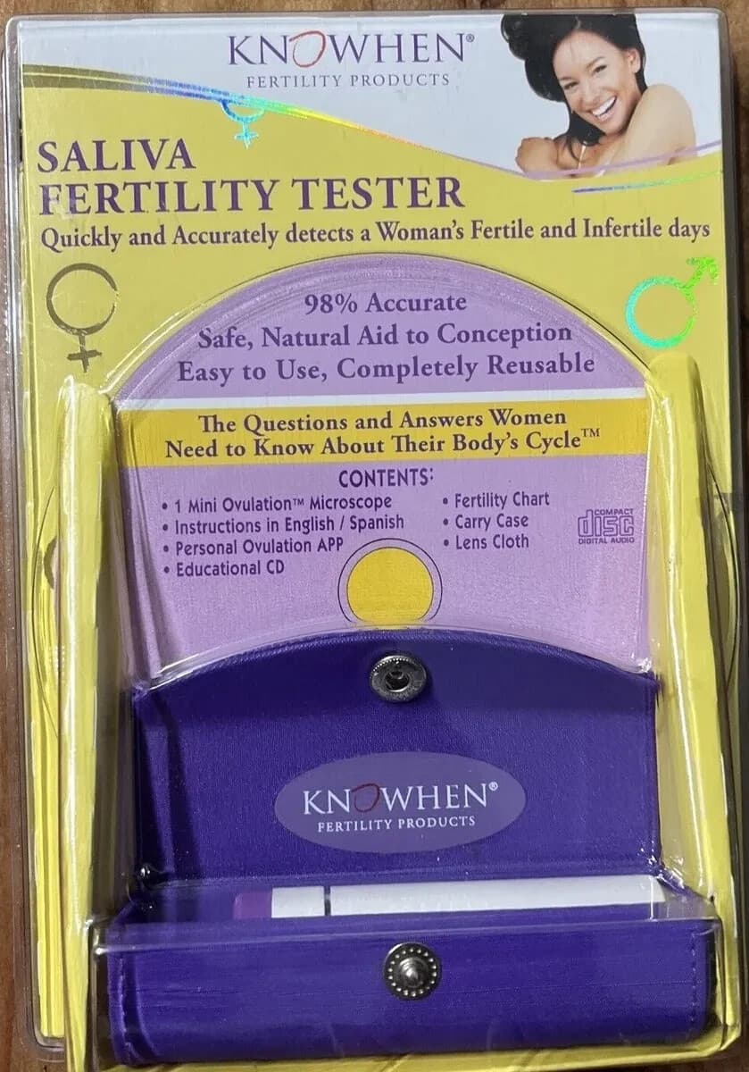 KNOWHEN Saliva Fertility Tester Fertile And Infertile Days