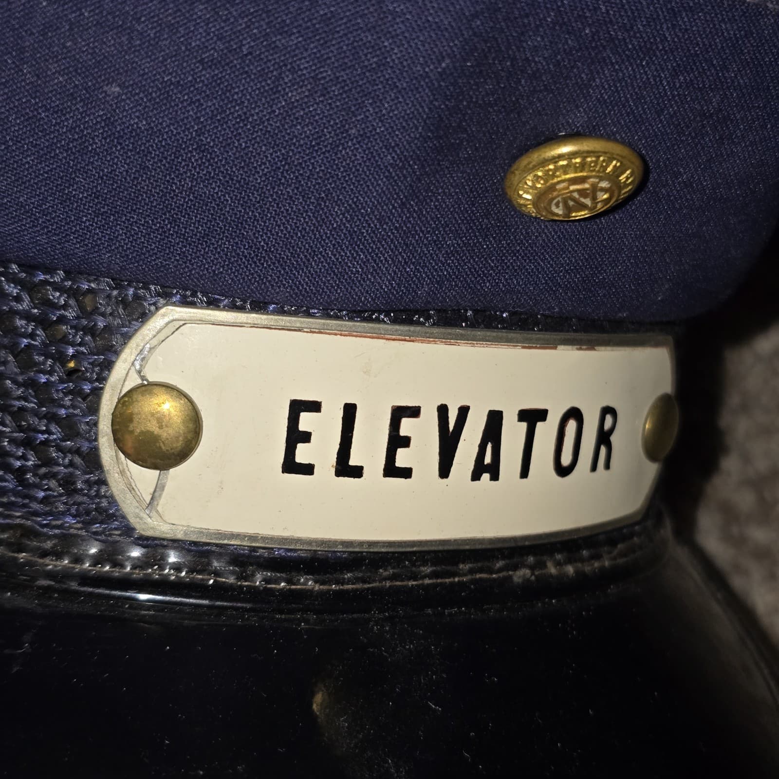 Great Northern Railway Elevator Conductor Hat Rail Train Union 7¼ + RE Line Pin 2