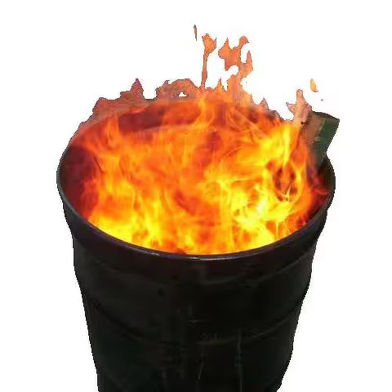 55 Gal. Drum Burn Barrel without Lid 4