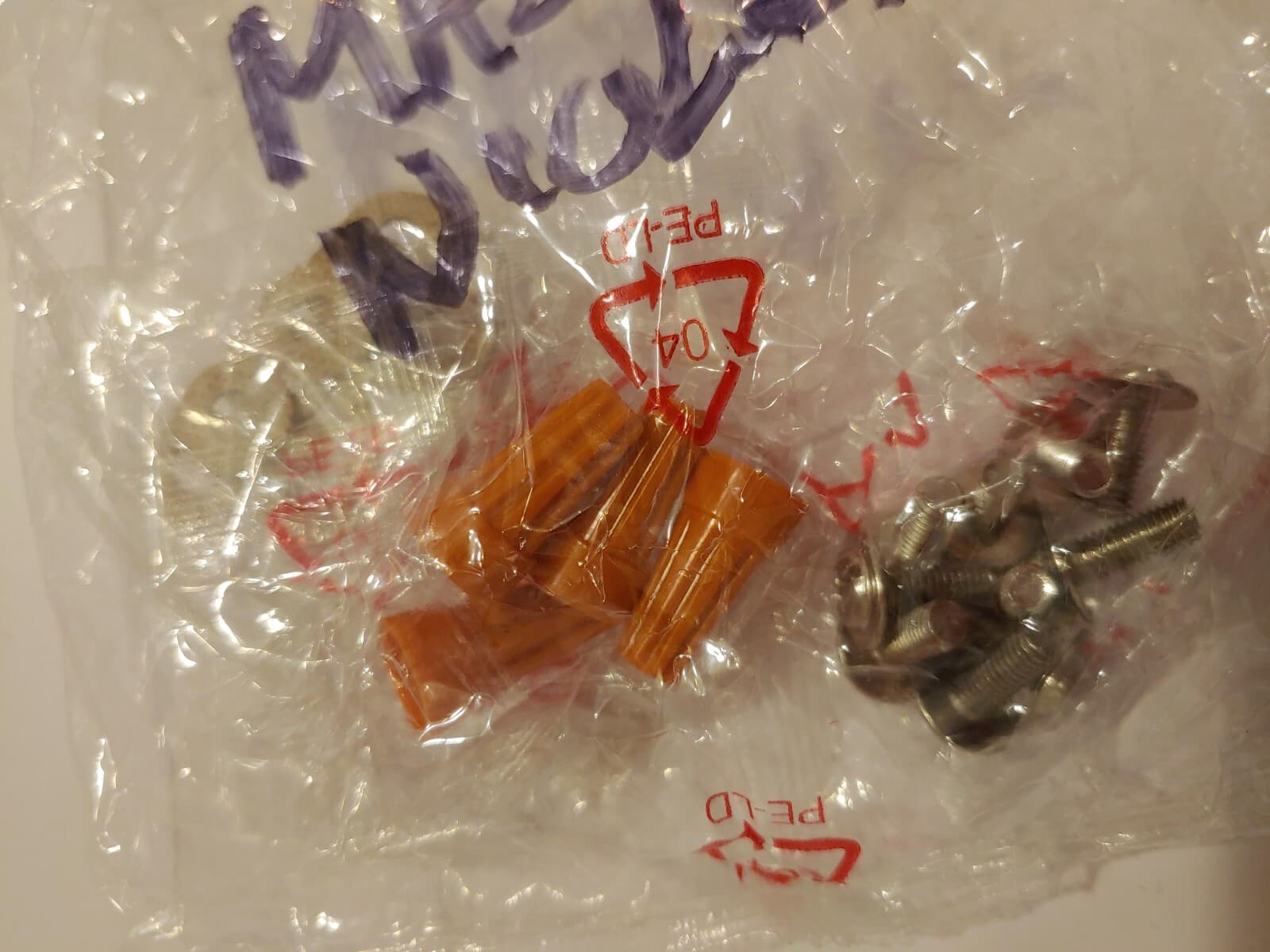 Harbor Breeze Mazon 44" Ceiling Fan OEM Hardware Pack Blade Screws + - NICKEL - 2