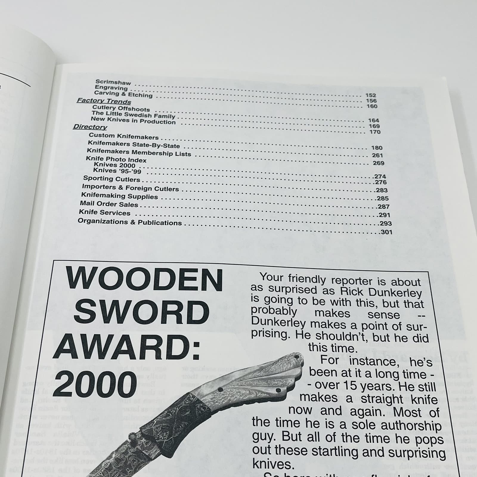 Knives 20th Twentieth Annual Edition 2000 Book Ken Warner Illustrated 3