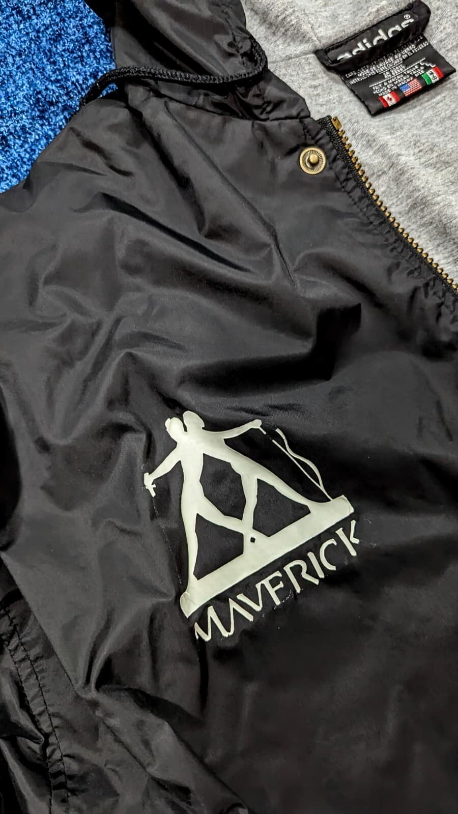 MADONNA MAVERICK PROMO JACKET ADIDAS WINDBREAKER RECORD COMPANY CREW EXCLUSIVE 4