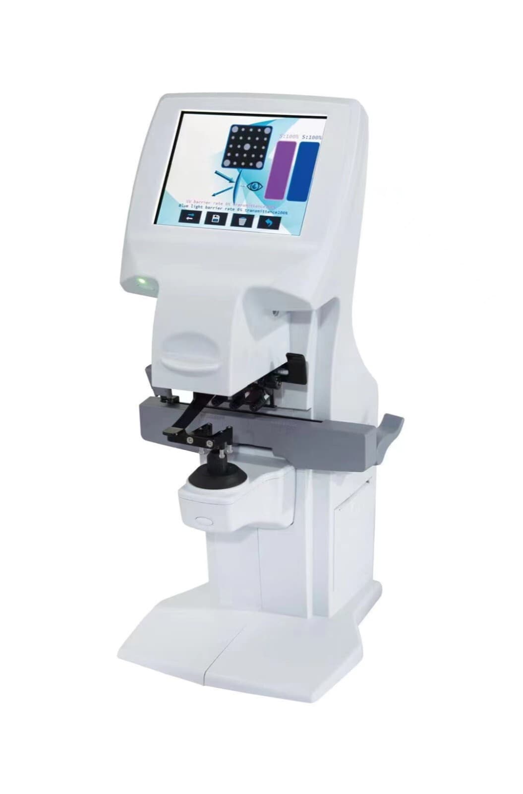 Touch Screen Optic Auto Lensmeter Lensometer PD+UV /w Thermal Printer AL-H10 2