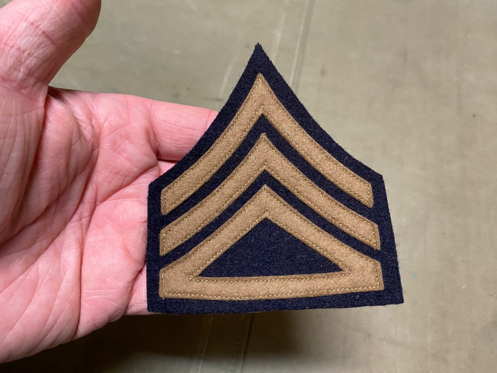 ORIGINAL PRE WWI US ARMY M1902 TUNIC INFANTRY REG SARGENT RANK INSIGNIA CHEVRON