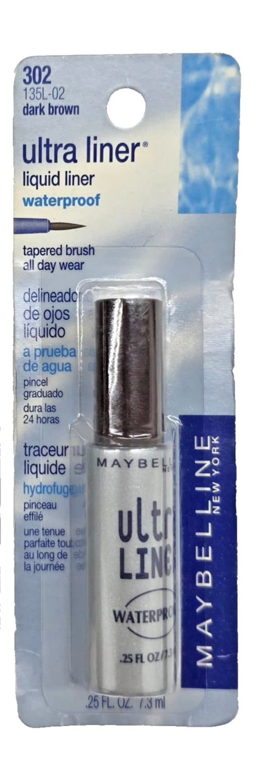 Maybelline LINEWORKS Ultra Liquid Eyeliner Waterproof-135L-02 DARK BROWN