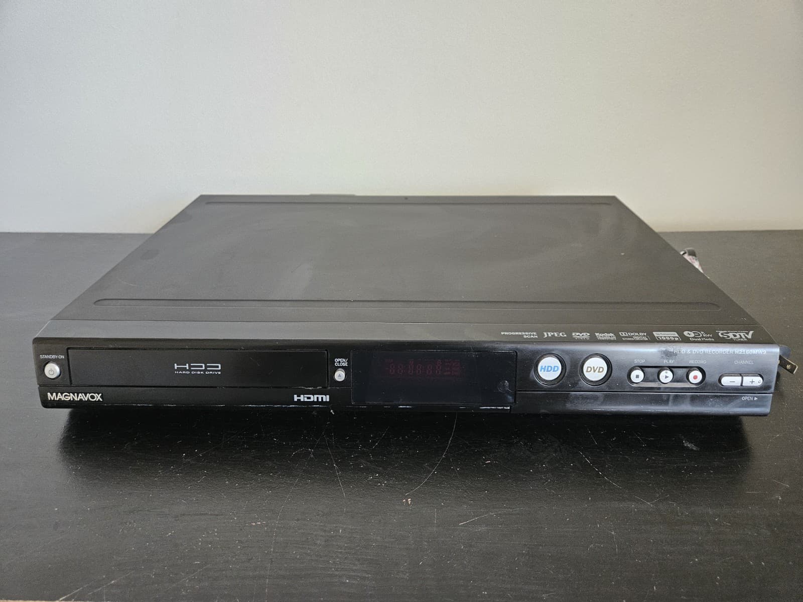Magnavox H2160MW9 HDD DVD Player and Recorder No Remote Tested Works