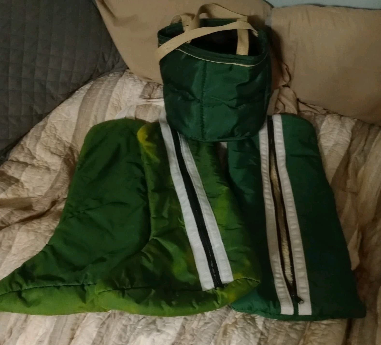 Lot of 3 Equestrian Travel Items, Tall Boot Bag, Bridle Bag & Groom Bag