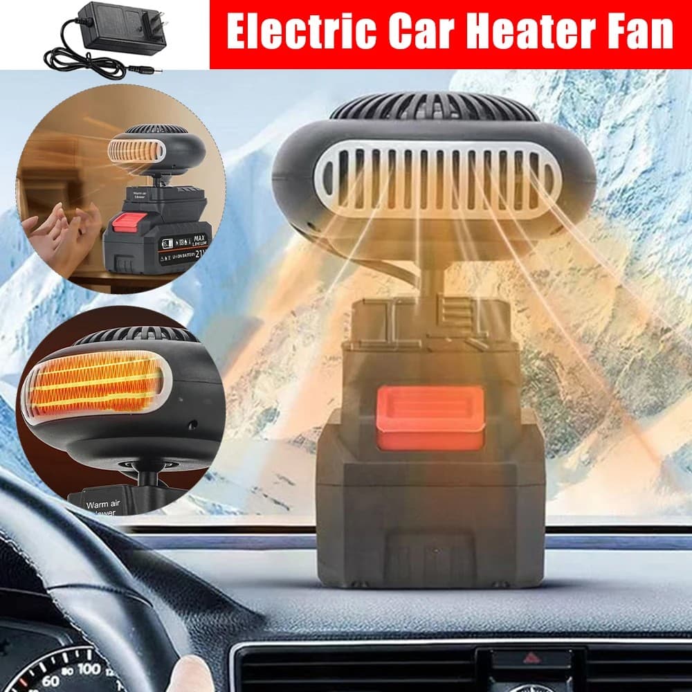 Battery Operated Heaters Cordless Heaters W/Battery Portable Electric Fan Heater 2