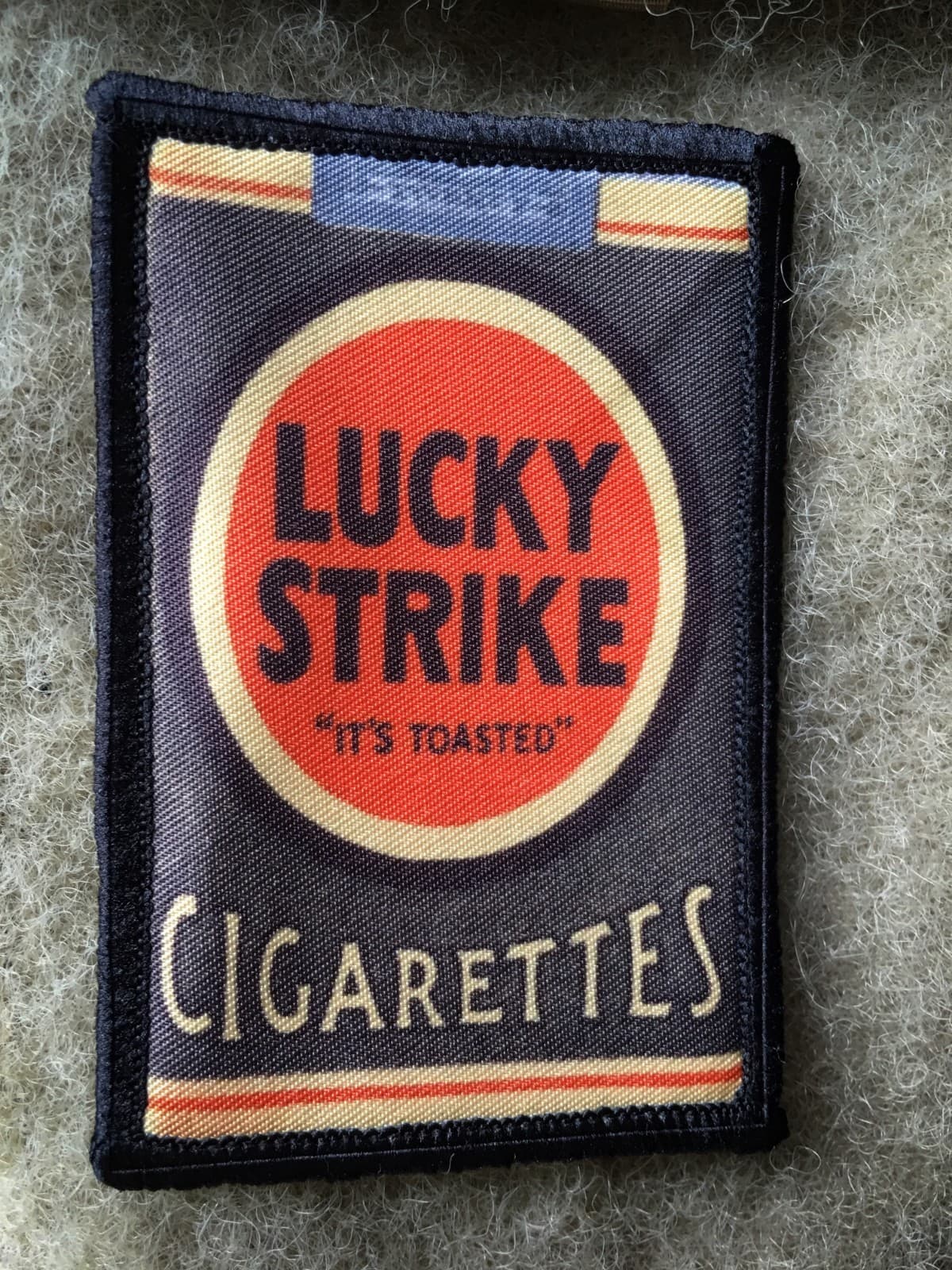 Vintage Lucky Stripe Morale Patch Tactical Military Army