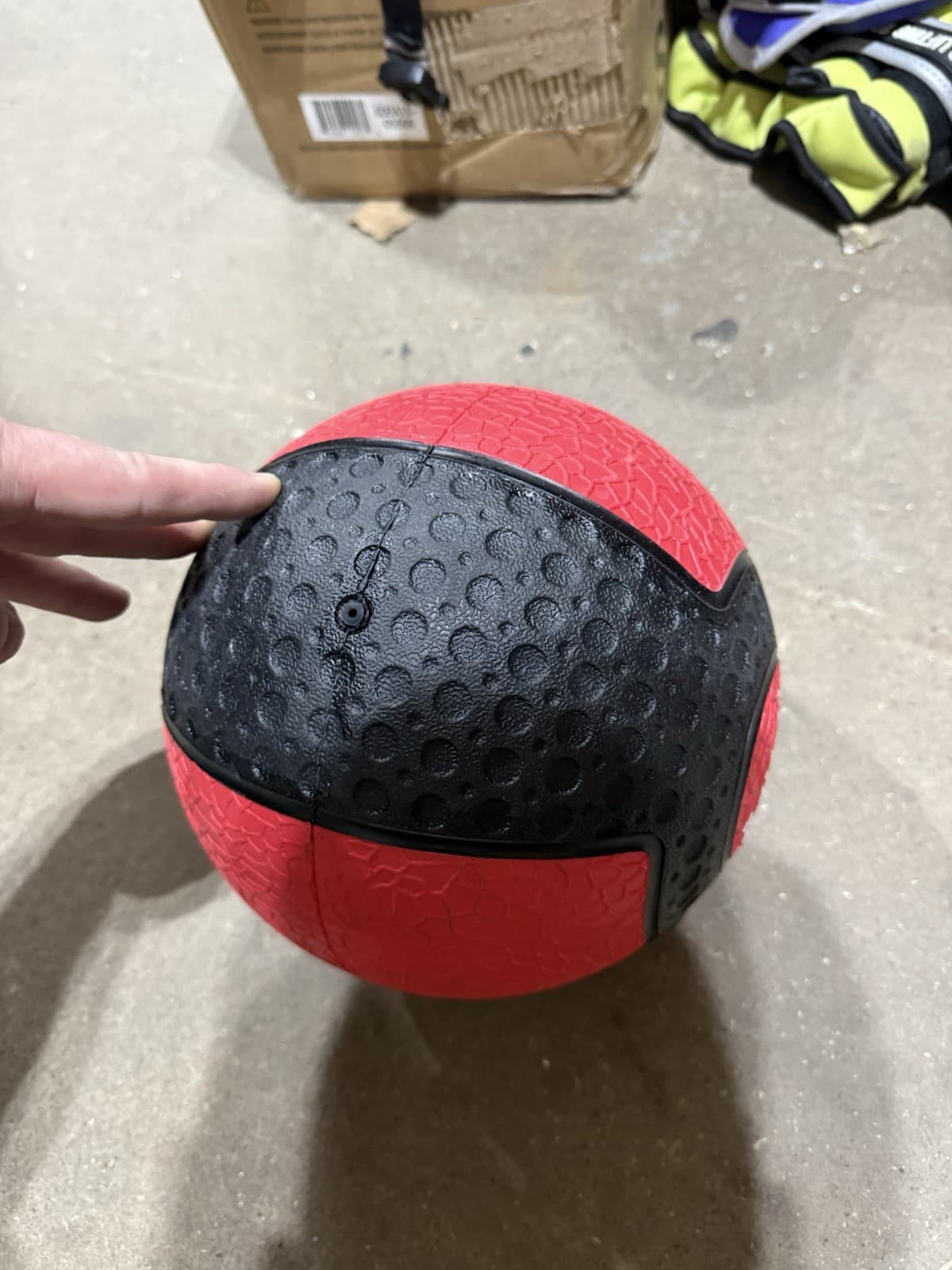 10LB American Barbell Weighted Medicine Ball Core Workout Fitness Exercise 3