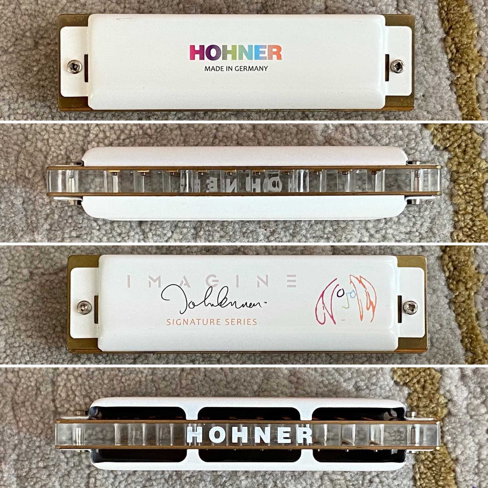 HOHNER🎶JOHN LENNON "Imagine" signature series harmonica key of C 4