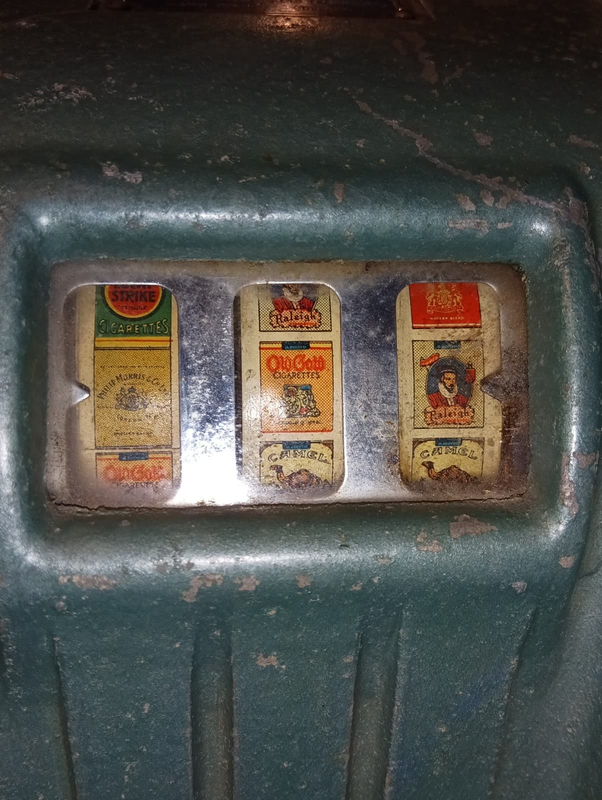 Vintage 1940's Daval Co Marvel Cigarette Penny 1¢ Slot Machine Quarter Payouts 2