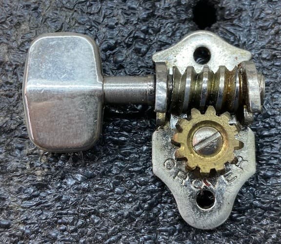 Vintage Grover Sta tite  guitar  tuners  nickle whole set bushings and screws 4