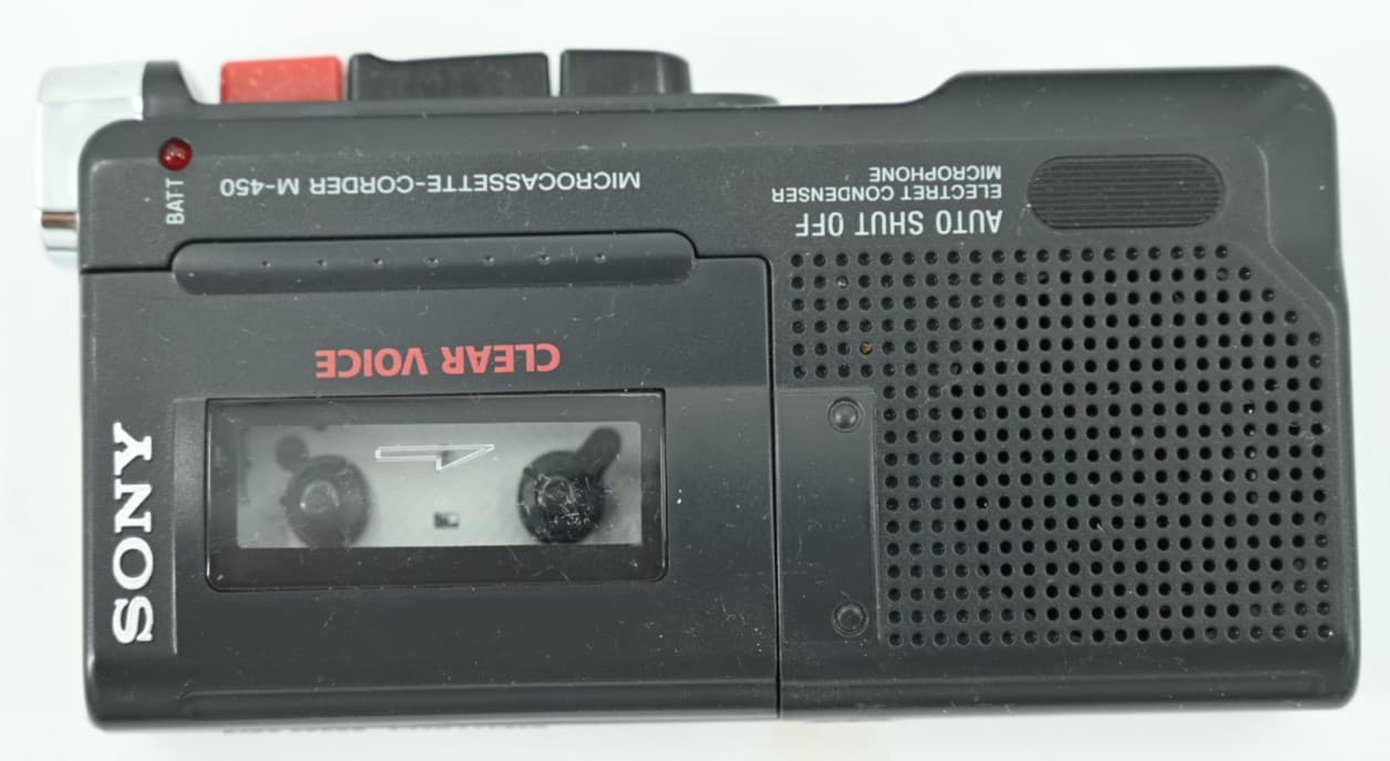 Sony M-450 Microcassette Handheld Voice Recorder
