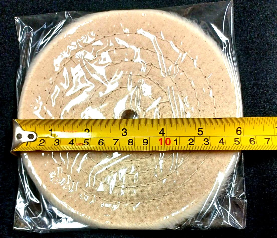 2 BUFFING 6" INCH BUFFING/POLISHING 1/2" ARBOR APPRO. 1/2" THICK WHEEL SOFT 2