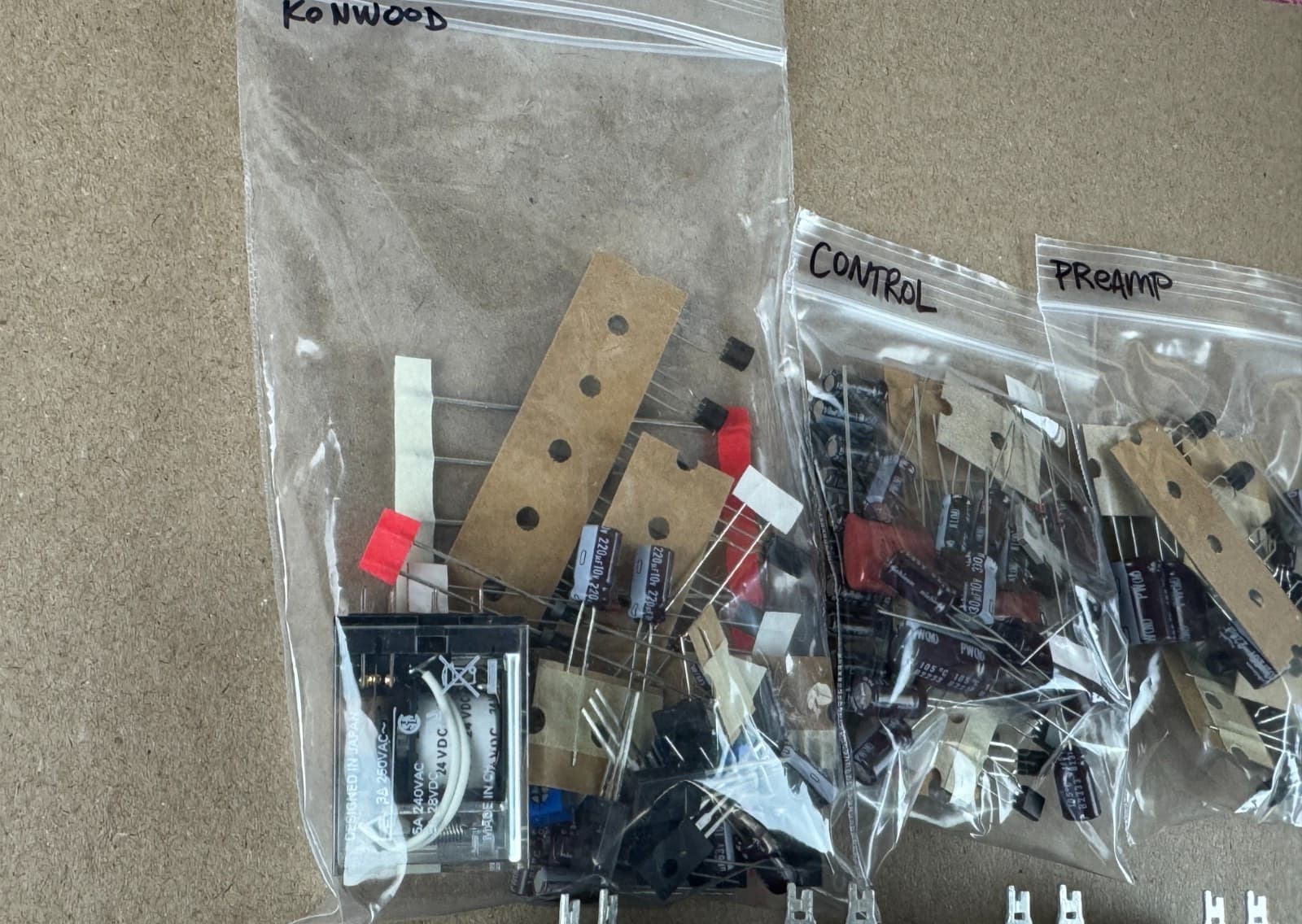 Kenwood KA-8100 COMPLETE Rebuild Kit High-Quality Amplifier Recap w/ Transistors 4