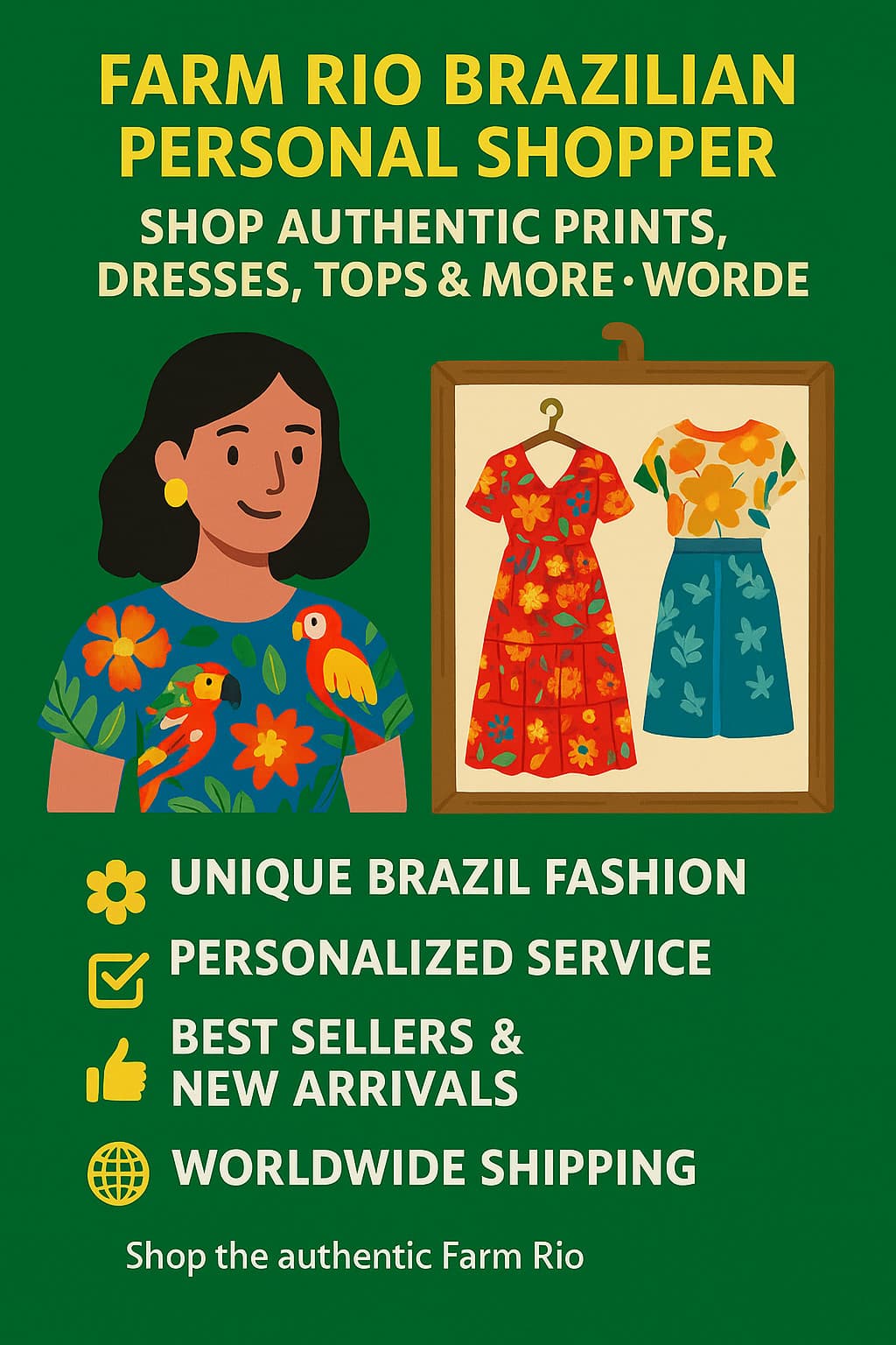 Farm Rio Brazilian Personal Shopper: Shop Authentic Prints, Dresses, Tops & More 2