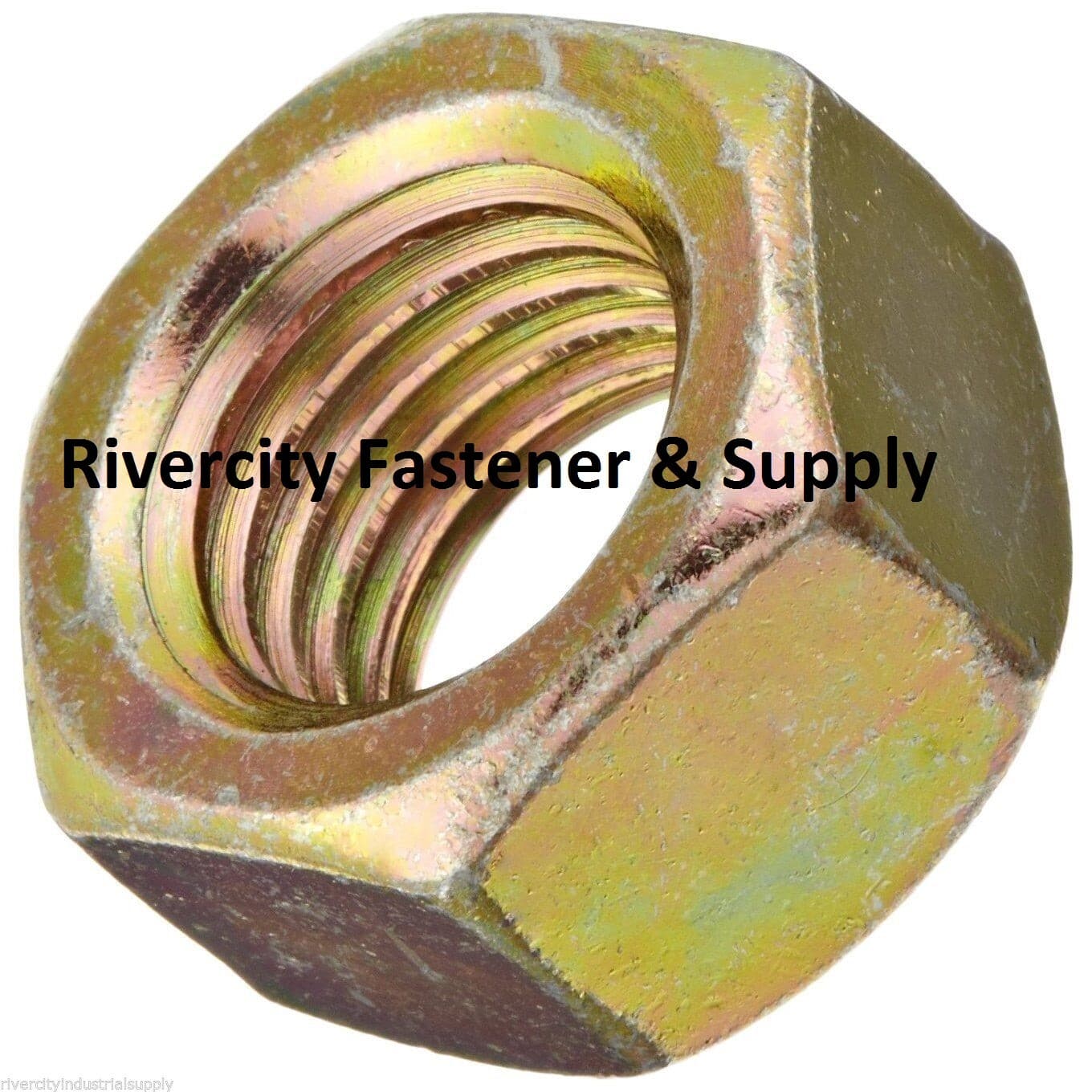 3/4-10 Steel Grade 8 Hardened Hex Nuts 3/4x10 Nut 3/4 x 10 ZY Coarse Thread 4