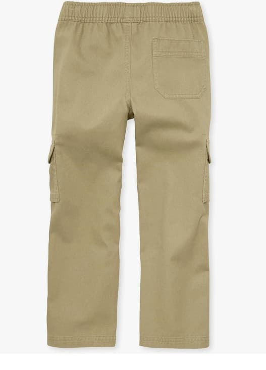 The Children's Place Boys' Pull on Cargo Pants - COLOR FLAX 2
