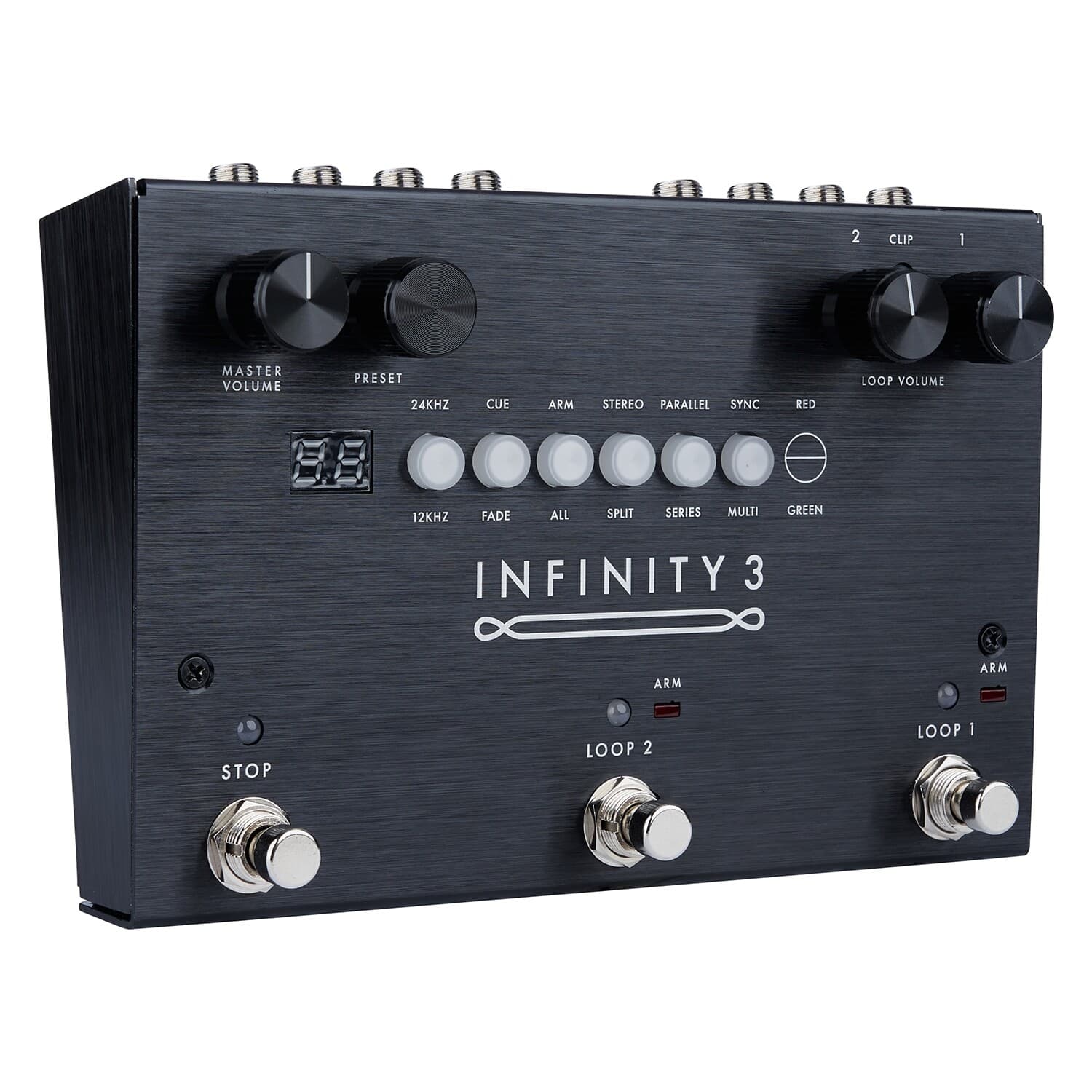 Open Box Pigtronix SPL Infinity 3 Stereo Double Looper Guitar Effects Pedal 4