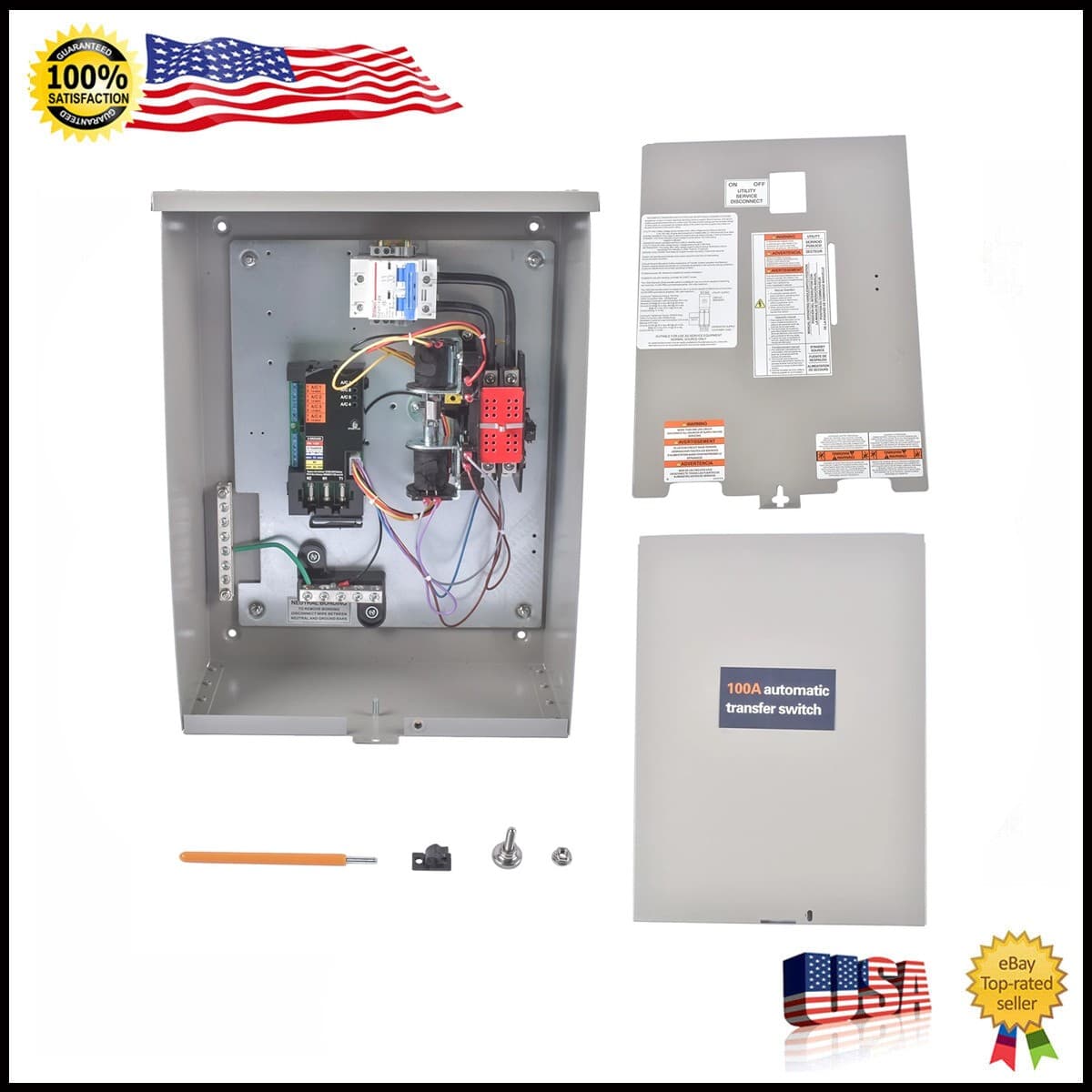 100 Amp 120/240V Single-Phase Automatic Transfer Switch for Generac RXSW100A3