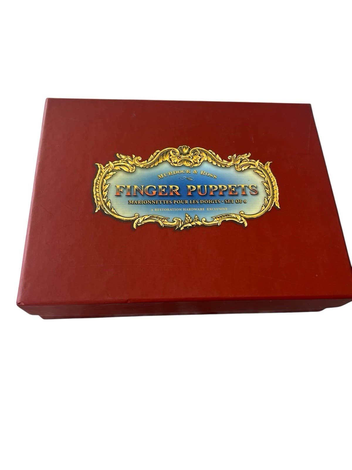 Murdock & Ross Circus Animal Finger Puppets 2005 Set of 6 New in Box