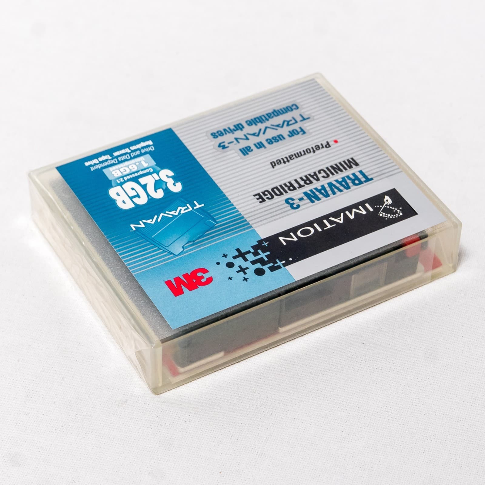 ⭐ NEW Imation Travan-3 3.2 GB Data Cartridge TR-3 Compatible - NOS -Sealed ⭐ 4