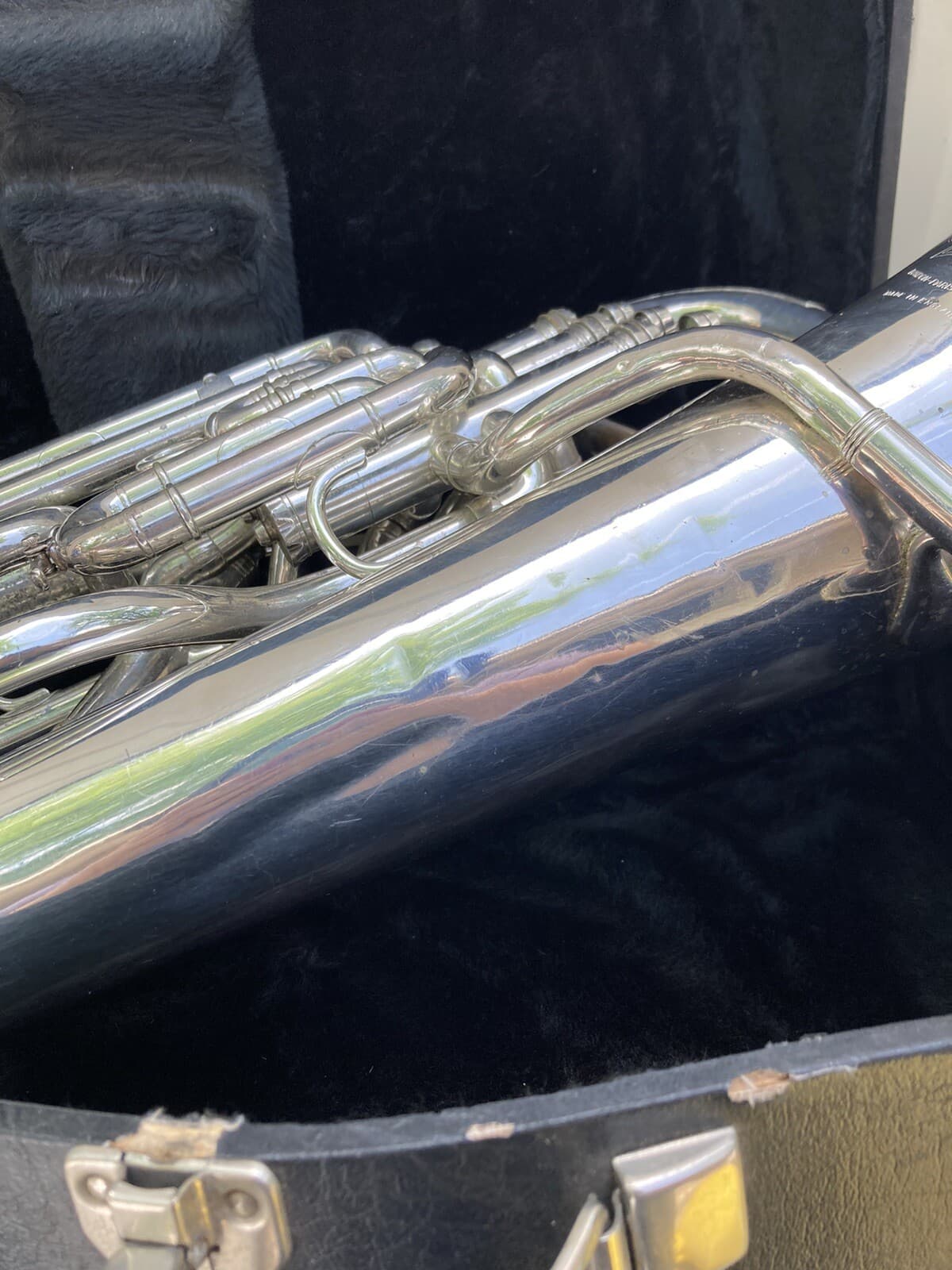 Besson Silver 4 Valve Euphonium Made In England  (ID#B30) 5
