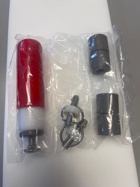 Patty-O-Matic EZ-4016/1.5 Single Cavity Mold & EZ-4004-A Plate Stanchions- 4