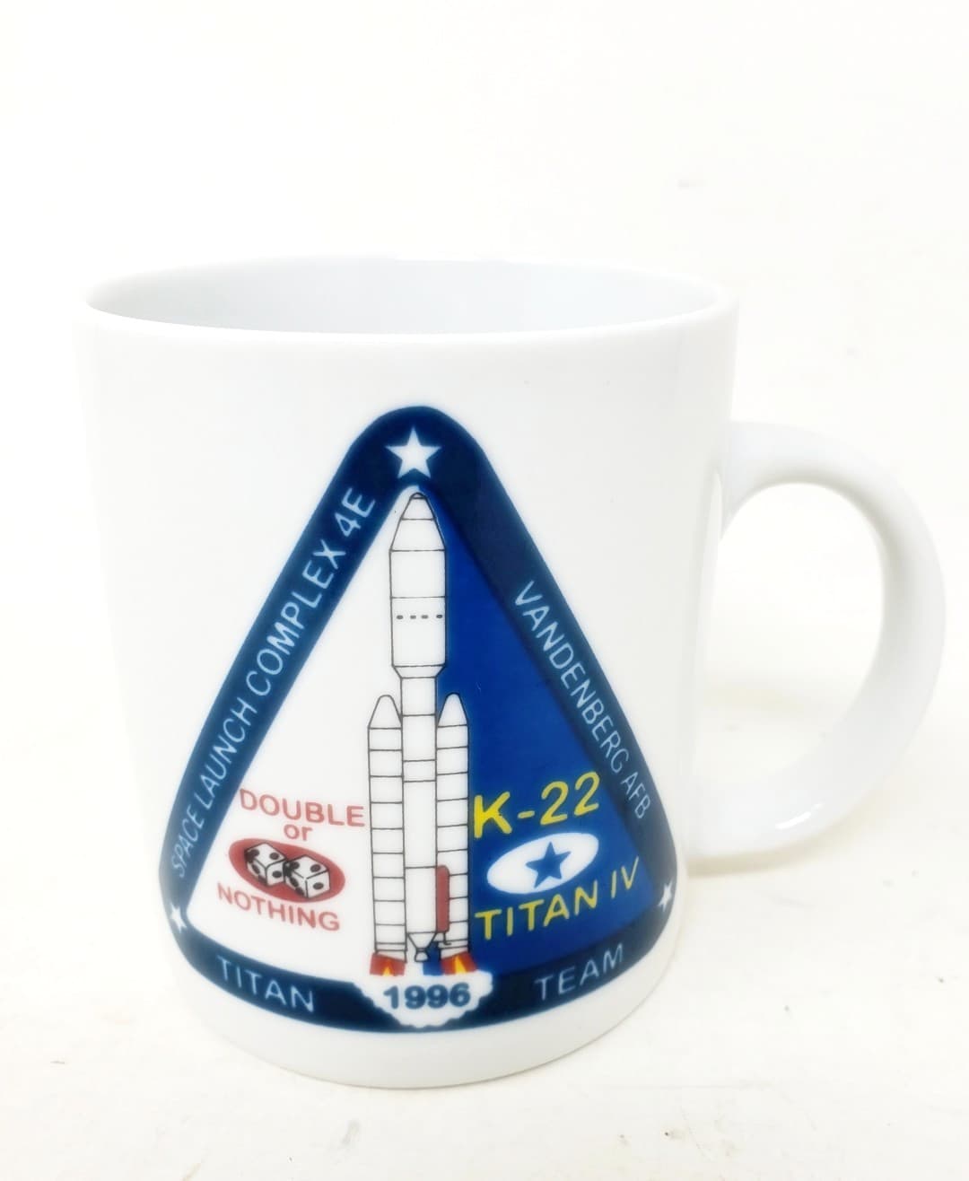 Titan IV Far Side Mug Vandenberg Space Launch Complex 1996 Titan Team USAF NASA 5